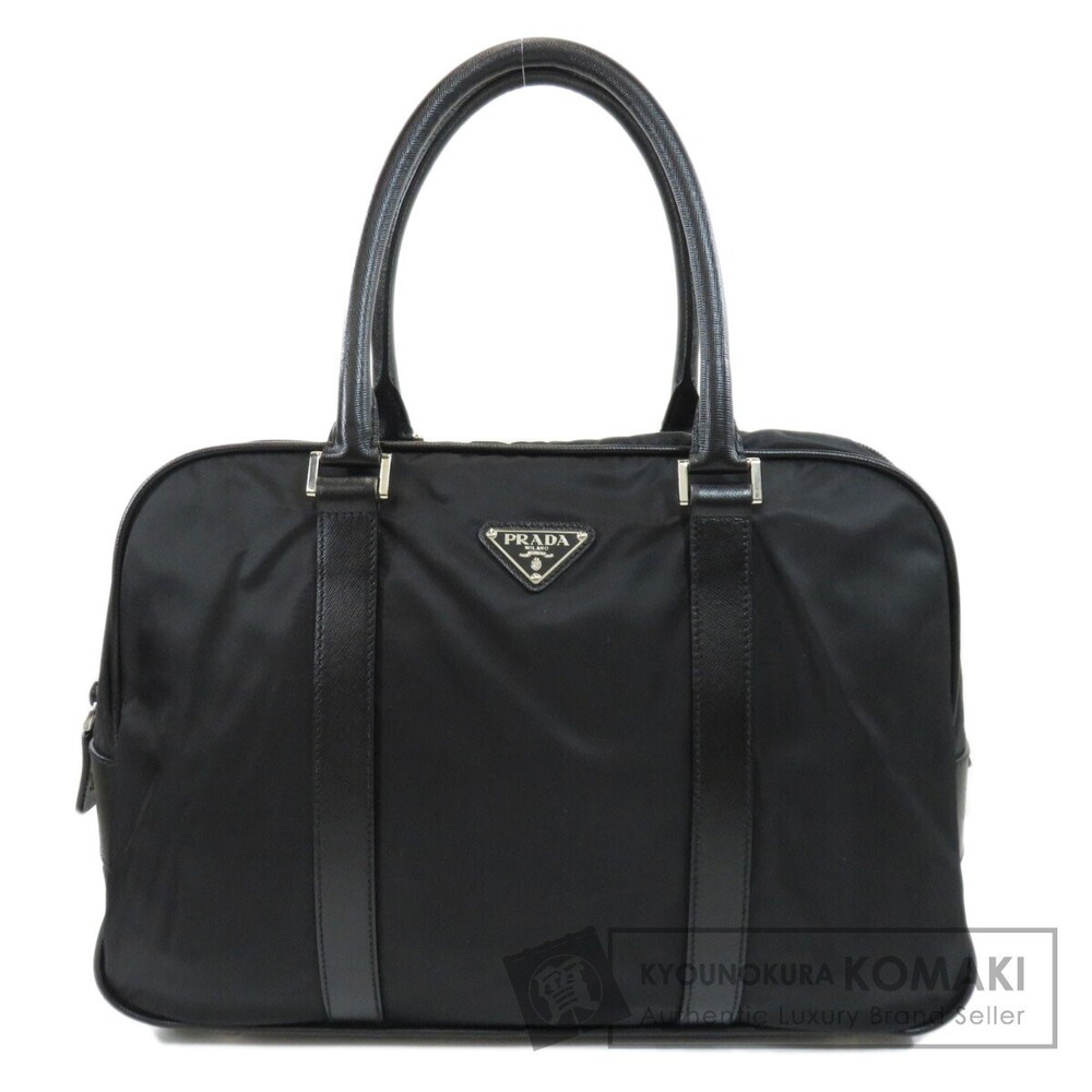 Prada Tessuto handbag Saffiano leather handles